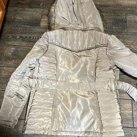 Miss London- black Label- winter jacket size L.  the hat is removable - Picture 9 of 10